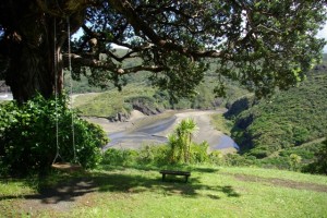 Anawhata from Keddle House lawn