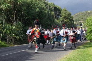Marching to ceremony 2008
