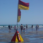 Safety signs on beaches
