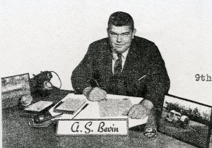 Alister Bevin from his letterhead