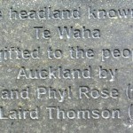 Cairn at Te Waha marks gifts of land