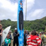 Rastovich welcomed to Piha after epic paddle protesting sea bed mining