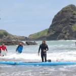 Rastovich welcomed to Piha after epic paddle protesting sea bed mining