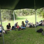 Waitakere Ranges Local Board guides walk to Kauri Die back areas
